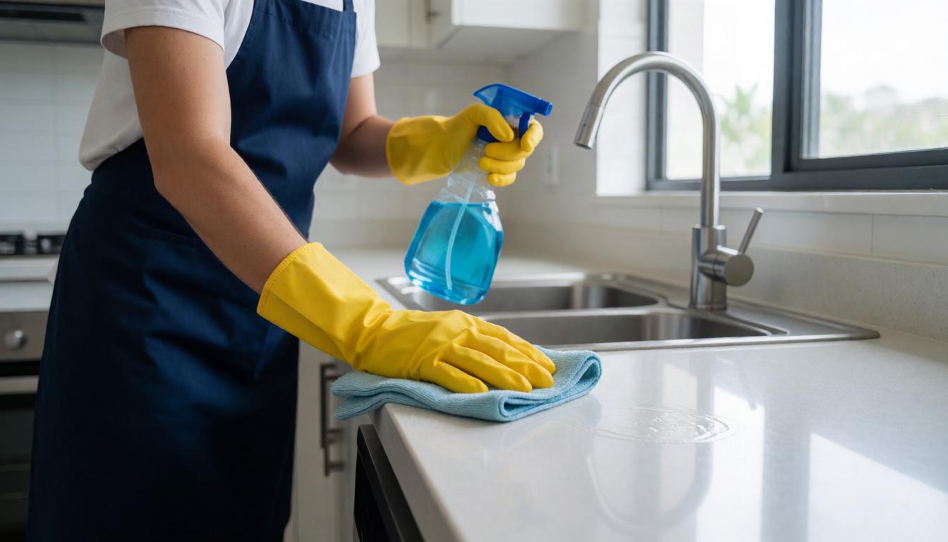 Cleaning planned around your handover
